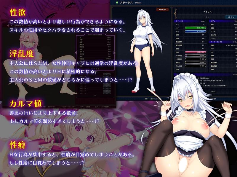 ドラゴンブラッド～竜の呪いと精液で神に復讐を誓うRPG～ Sample 1