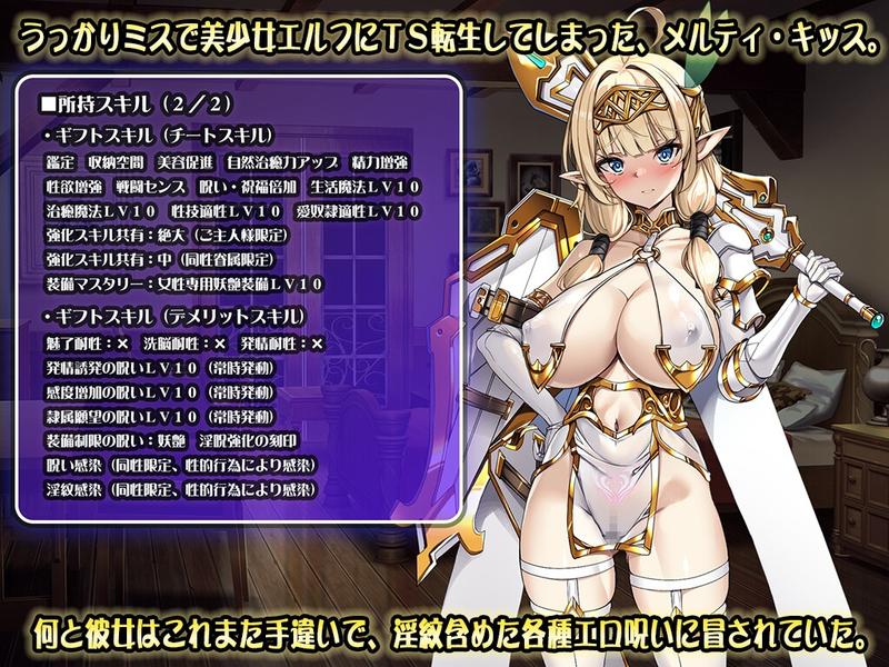 ドスケベエルフTS転生~間違って美少女ドスケベエルフにTS転生した私の淫紋感染パンデミックハーレム計画~- Highlight 1