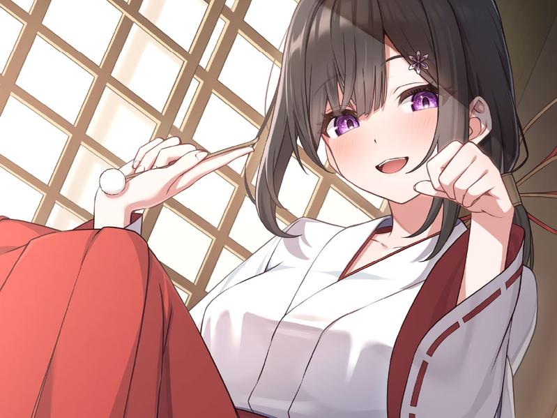 【CV.茅野愛衣】巫女さんと、安らぎの時間。【耳かき・シャンプー・猫語】～『やがて散りゆく鏡の花へ』ASMR吉積舞編2～- Highlight 1