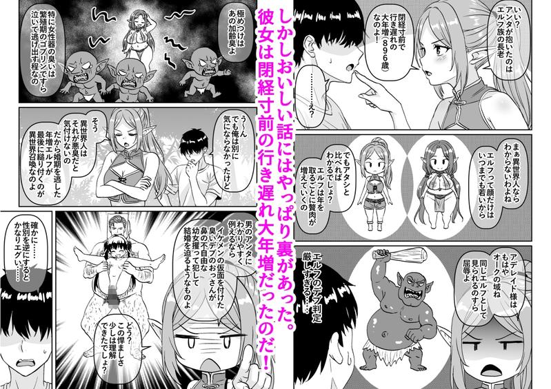 閉経寸前の崖っぷち行き遅れ熟女エルフに召喚された結果- Sneak Peek3