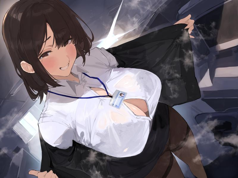慰安課のデカ乳マゾメス後輩社員を自分専用のセフレにしてオホ声まみれの性欲解消ラブラブ種付け交尾をする話- Sneak Peek 1