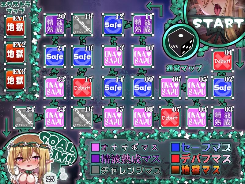 オナサポ脱出すごろく エルフのお姉様からは逃げられない- Sneak Peek1