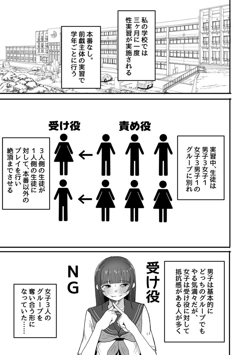 性実習で同級生に連続絶頂させられた話- Sneak Peek 3