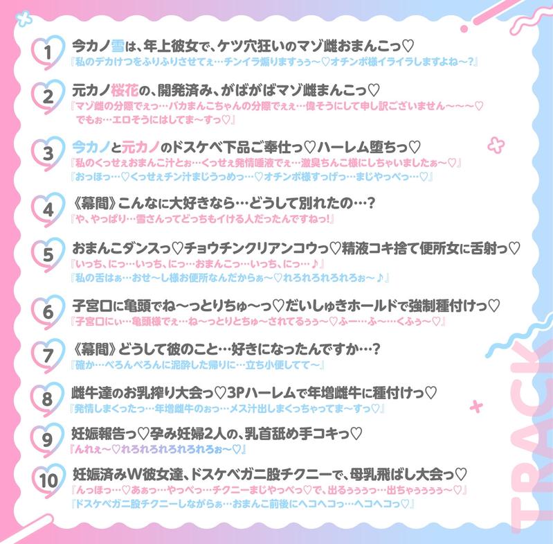 『今カノお〇んこ+元カノお〇んこ=Wマゾ雌お〇んこハーレム』- Sneak Peek 3